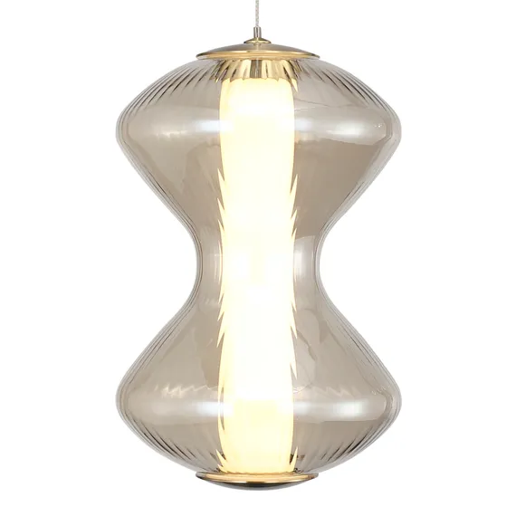 SL6136.203.01 Светильник подвесной ST-Luce золото/коньячный LED 1*6W 3000K SPINE