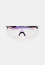 Спортивные очки 100% HYPERCRAFT Gloss Black - Purple Flash Mirror Photochromic Lens