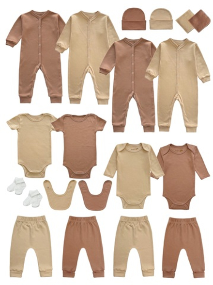 Комплект одежды из 20 предметов Caramel/Wheat