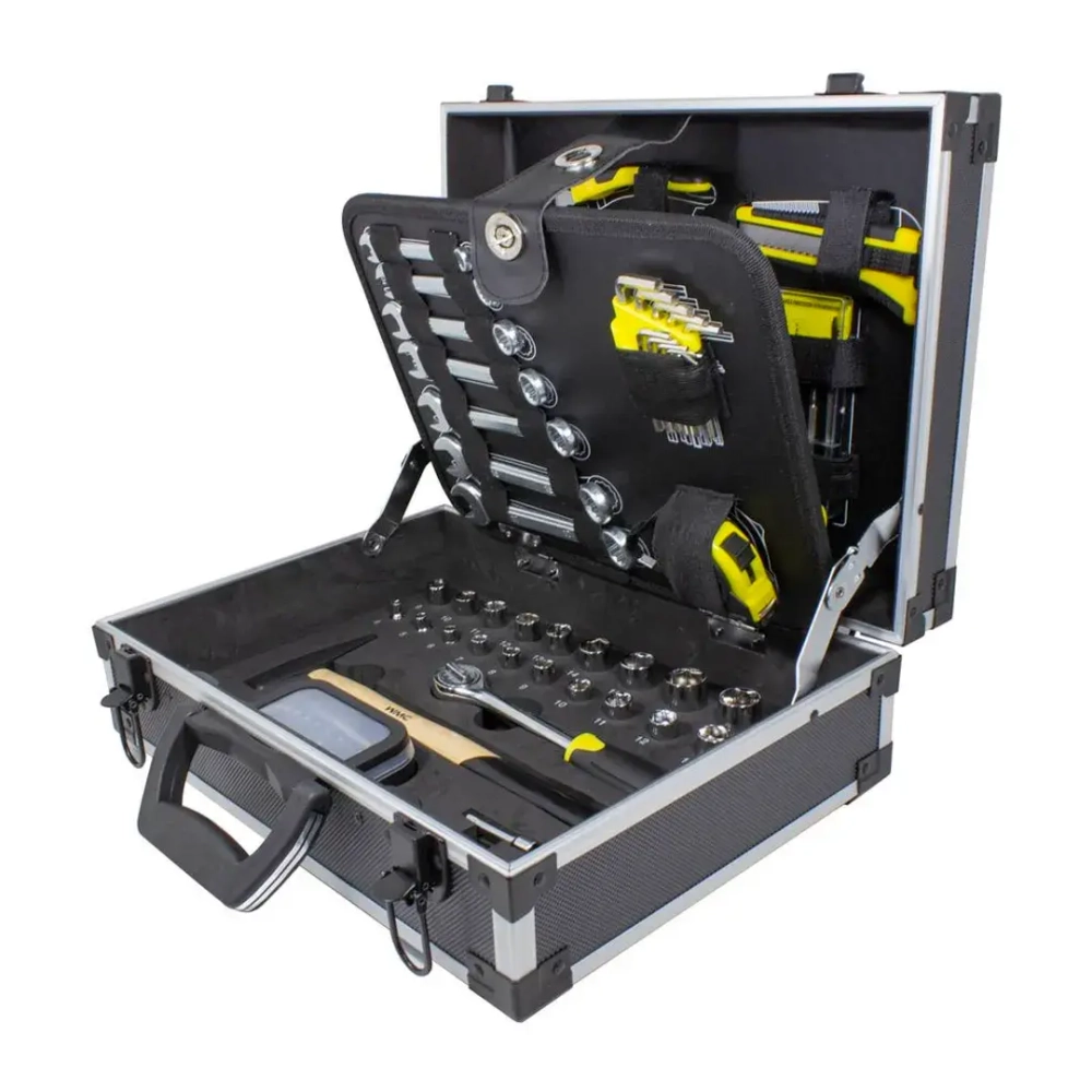 Набор инструментов 91пр. 1/4''3/8''(6гр)(4.5-19мм),в аллюм. чемодане WMC TOOLS WMC-1091