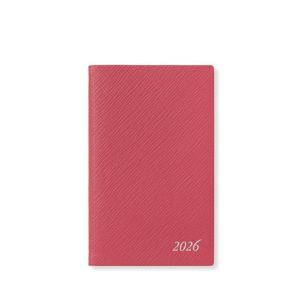Smythson Ежедневник 2026 Panama Weekly Diary with Pocket, Navy
