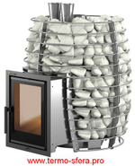 Печь для бани Эверест "Steam Heat" 24 INOX Б/В