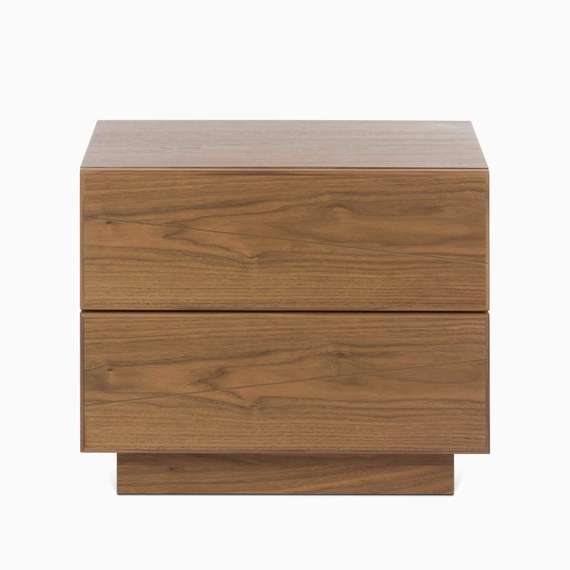 Прикроватная тумба Bora 60х42 см, шпон ореха