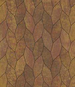 Тротуарная плитка ВЫБОР, форма Скошенный шестиугольник, h=60мм