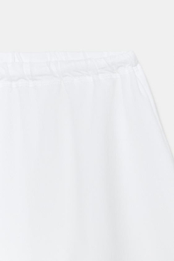 ZARA ХЛОПКОВЫЕ ШОРТЫ НА ШНУРКЕ, БЕЛЫЙ