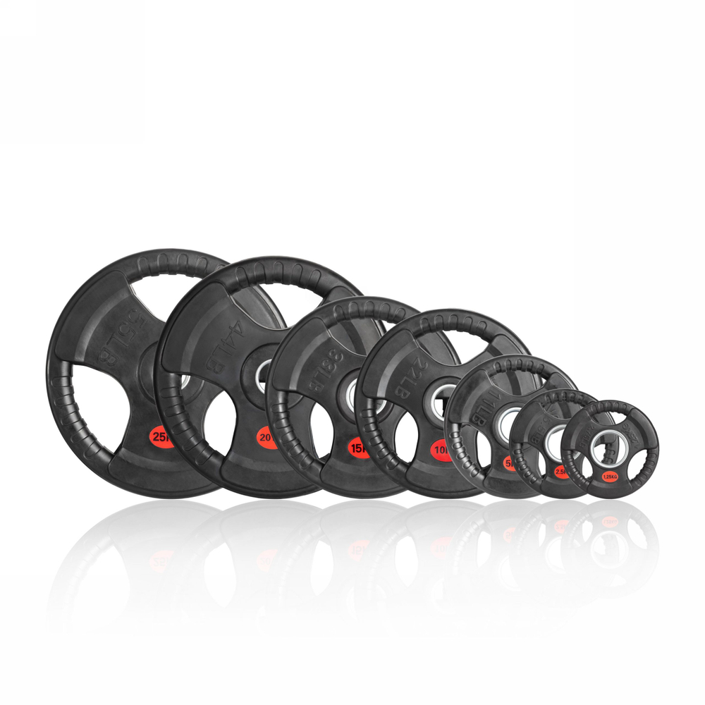 Диск 51 мм. обрезиненный с 3-мя хватами 10 кг, VictoryFit VF-S511000
