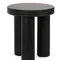 Кофейный стол Lador Ø40х44 см, черный матовый