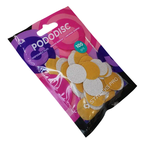 Сменные файлы для педикюрного диска M 100 грит STALEKS PRO, 50 шт