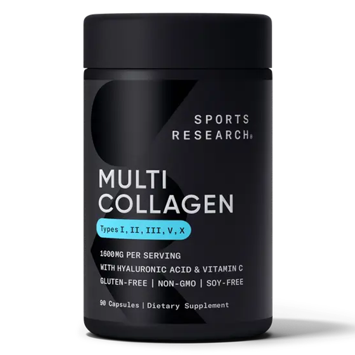 Мульти Коллагеновый комплекс, Multi Collagen Capsules, Sports Research, 90 капсул