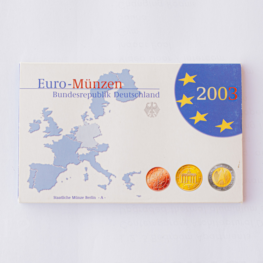 Germany 2003 Proof Coin Sets (A, D, F, G, J)