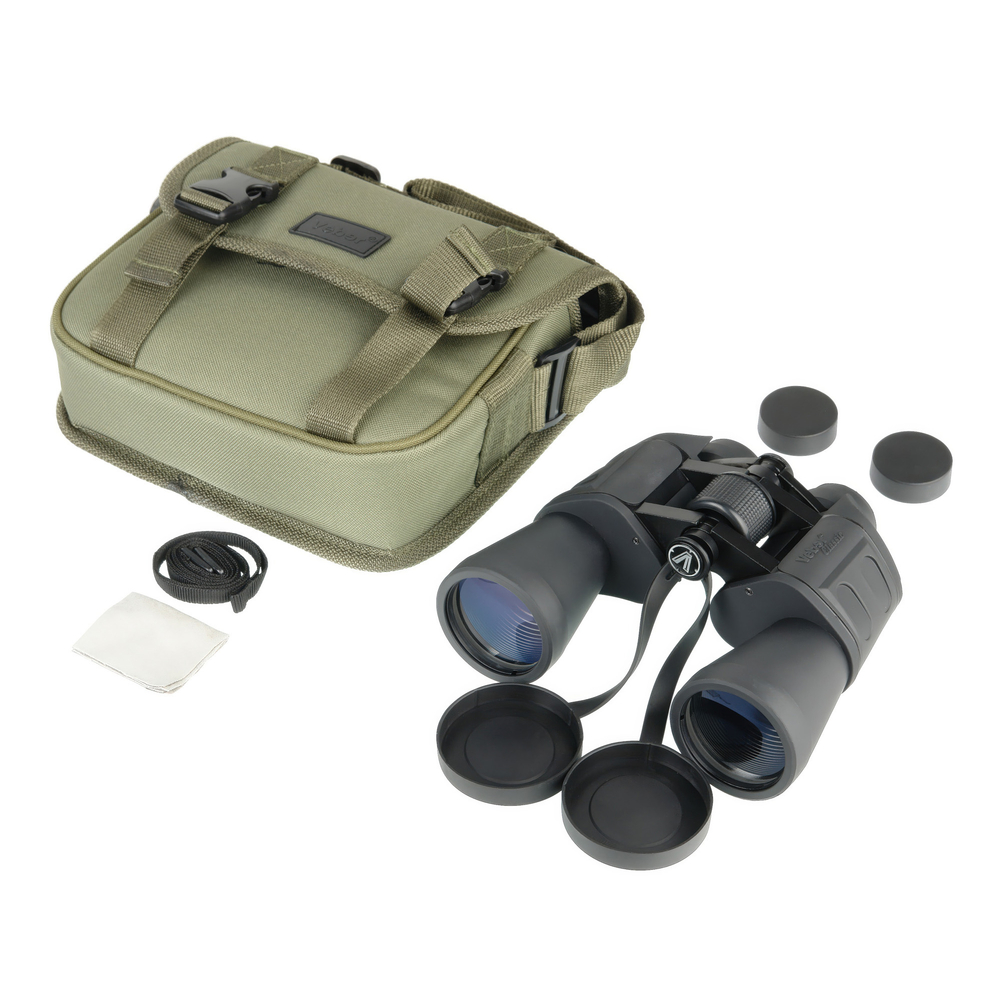 Бинокль Veber Classic БПШЦ 15x50 VRWA широкоугольный, серый - комплект поставки