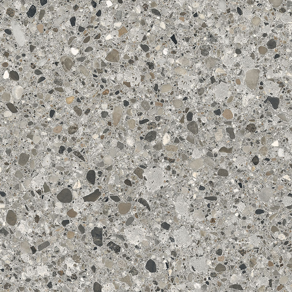 Cementmix Крупный Терраццо Темный Серый