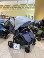 Коляска детская для близнецов "Twinny" RA151 Soft grey