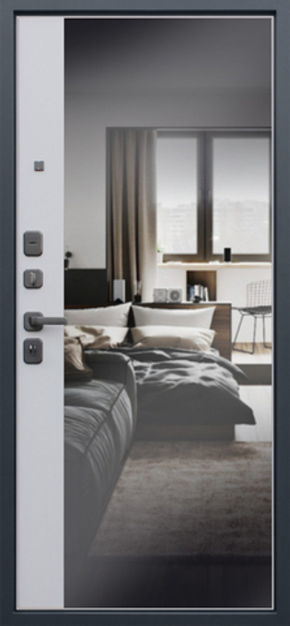 Стальная дверь "Белла с зеркалом"