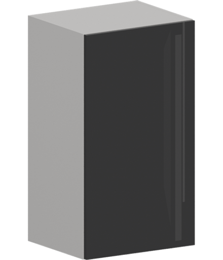 Кухня Модуль ШВ 400 Вотан / Графит Глянец