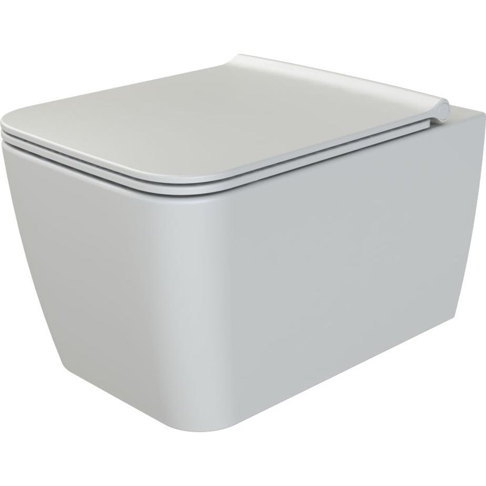 Унитаз подвесной с биде Boheme Zen 967-SET-2-W, белый глянец c крышкой