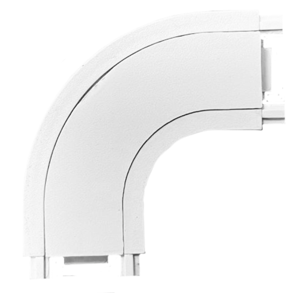 CLARUS Коннектор С образный 48V для магнитного ультратонкого шинопровода, белый, 100 шт