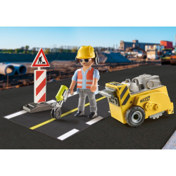 Playmobil - Строитель City Action с фрезерным станком 71185 / артикул   71185  / GTIN 4008789711854