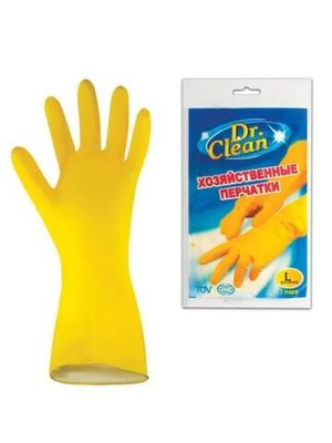 Перчатки хозяйственные Dr.Clean размер L