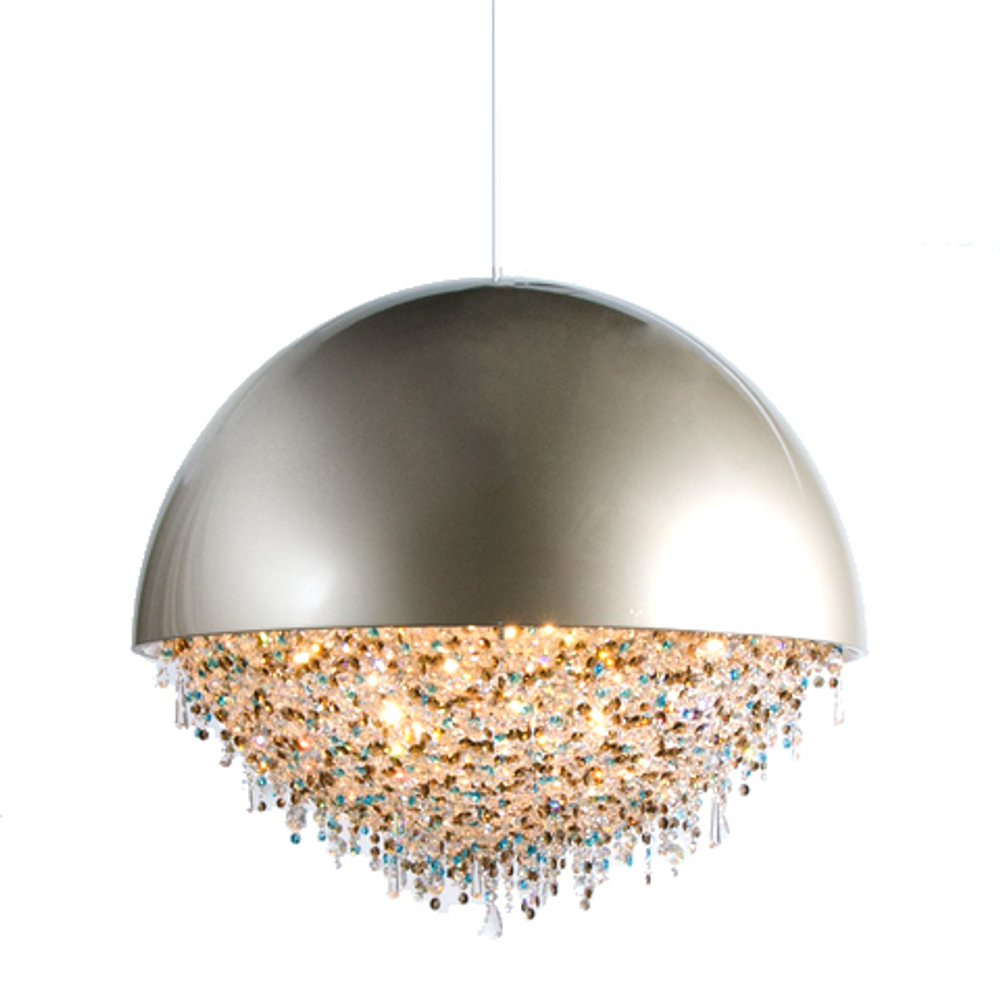 Pendant design lamp Ozero by Manooi D60 (Chrome)