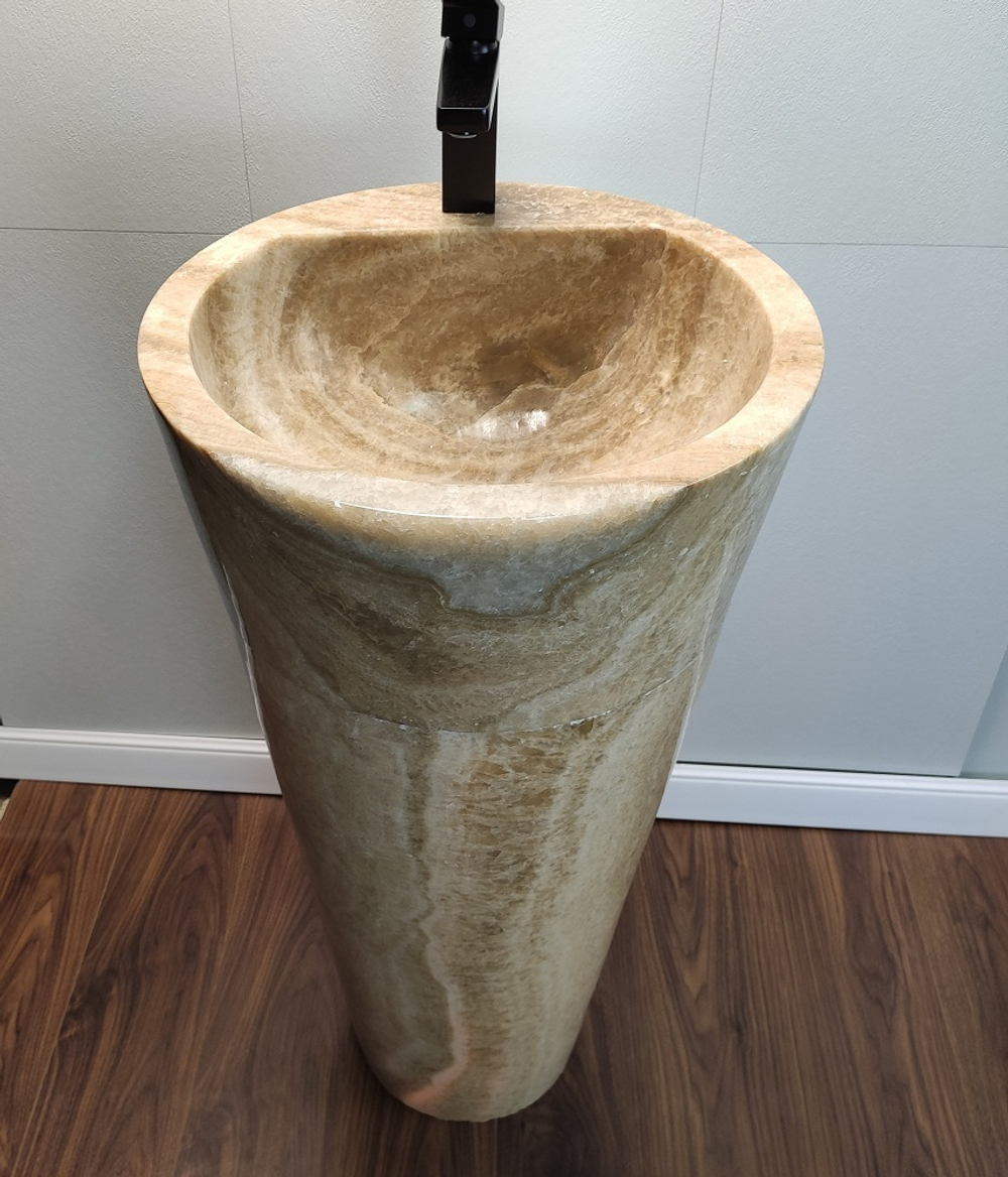 Раковина напольная из оникса Sunset ON-01352 (45*45*90 см)