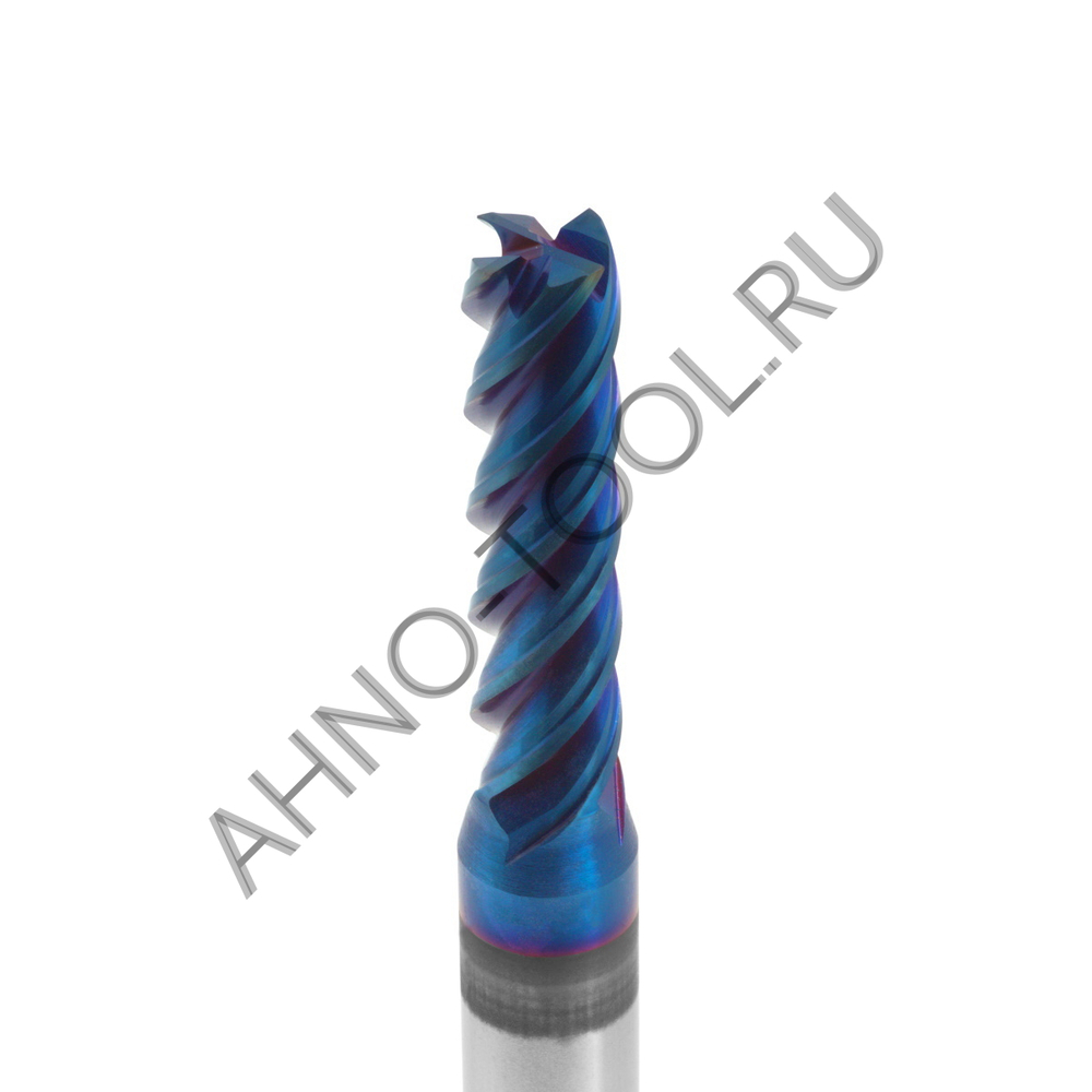 Фреза твердосплавная   6мм (L=75, l=20, хв=6) Z4 45° по закаленной стали BRHM-4EL-D6.0 HRC65 AHNO