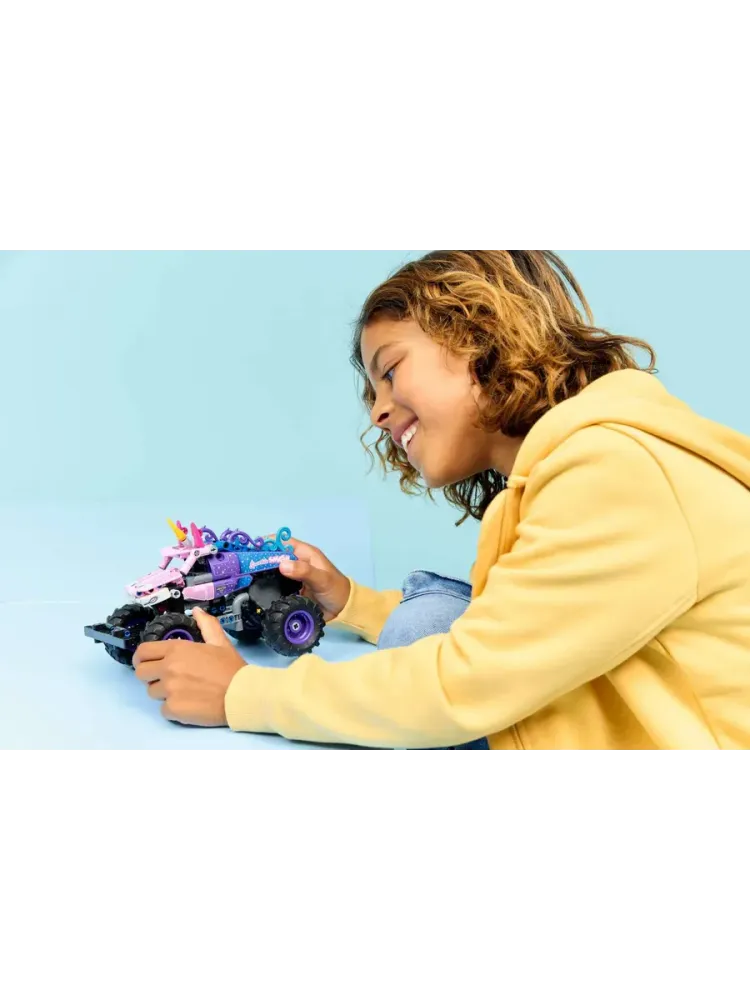 Конструктор Monster Jam 42220 Sparkle Smash с двигателем