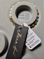 Комплект украшений авторский из натуральных камней. Колье и браслет "Золотая лава". Бижутерия на шею, на руку для женщин, девушек. Летнее женское украшение