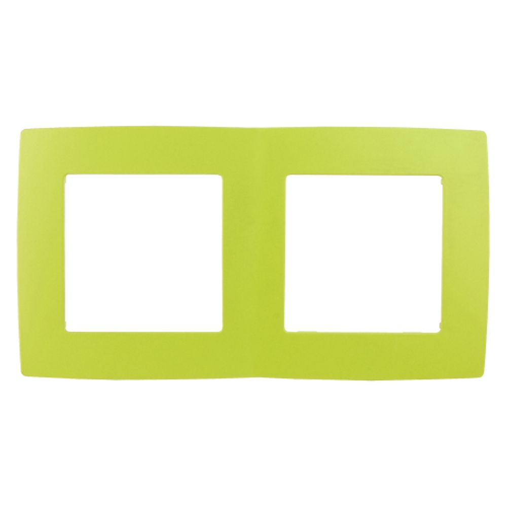 12-5002-26 ЭРА Рамка на 2 поста, Эра12, лайм