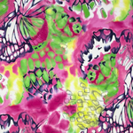 Шёлковое джерси (216 г/м2) в яркие акварельные разводы