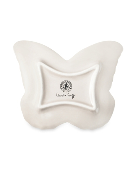 Тарелка десертная  14.5х18см Bordallo Pinheiro Облачные бабочки