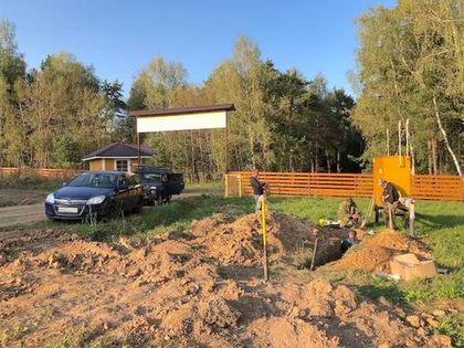 Подготовка к газификации КПП в «Усадьбе Романово»