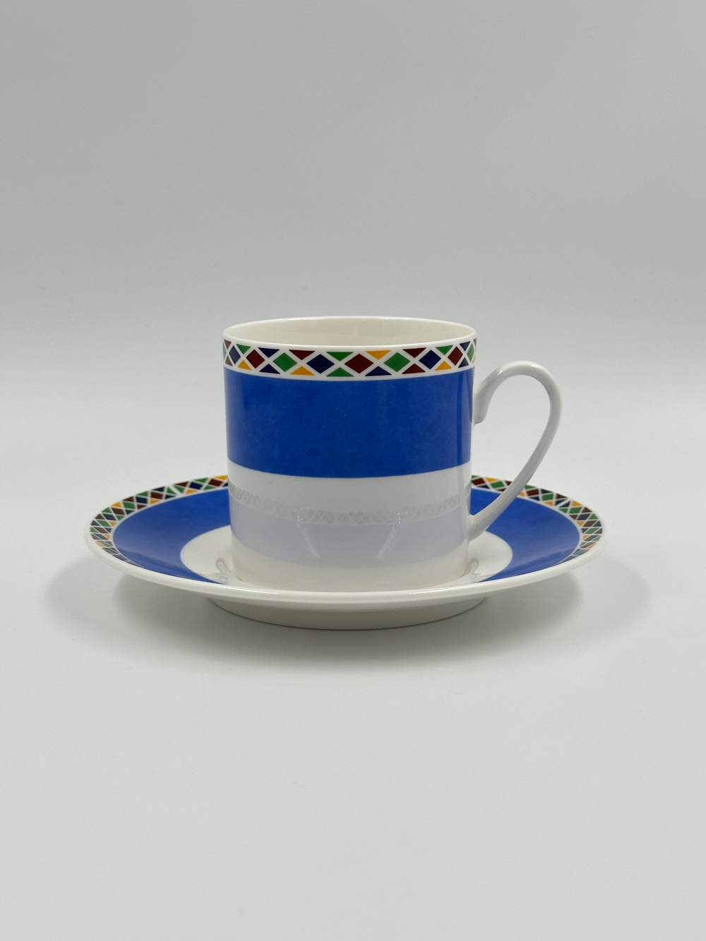 Кофейная пара синяя Yves Saint Laurent by Yamaka