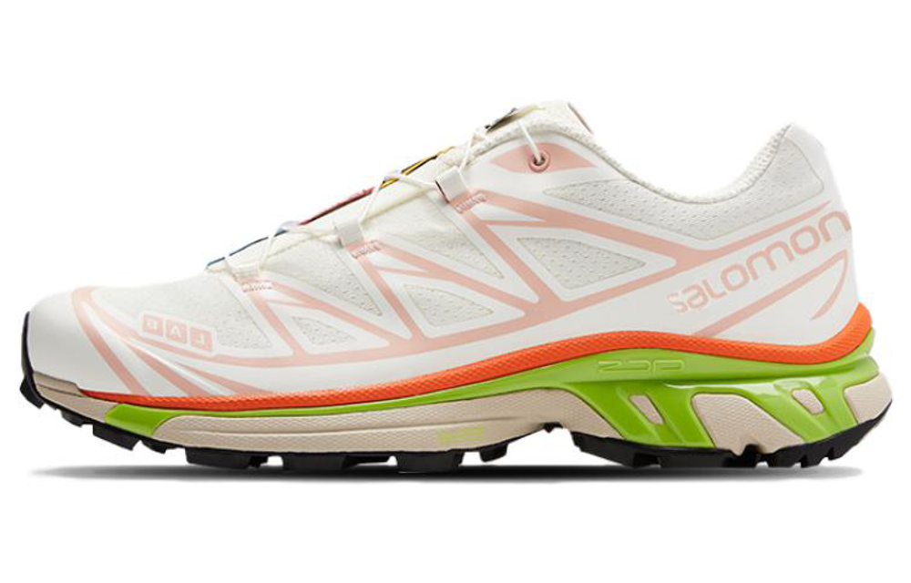 SALOMON Salomon X-6 shock absorption, non-slip, wear-resistant, low-cut sports casual shoes for men and women with the same vanilla color