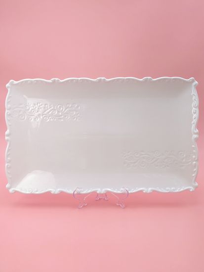 Блюдо прямоугольное 38х23 см. набор 3 шт. "Орнамент"