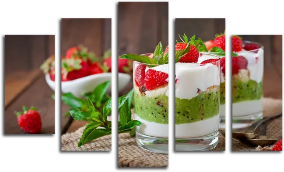 Модульная картина "Лакомное ассорти"