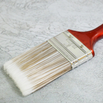 Кисть плоская 2" 50мм, искусственная мягкая щетина, деревянная лакированная ручка