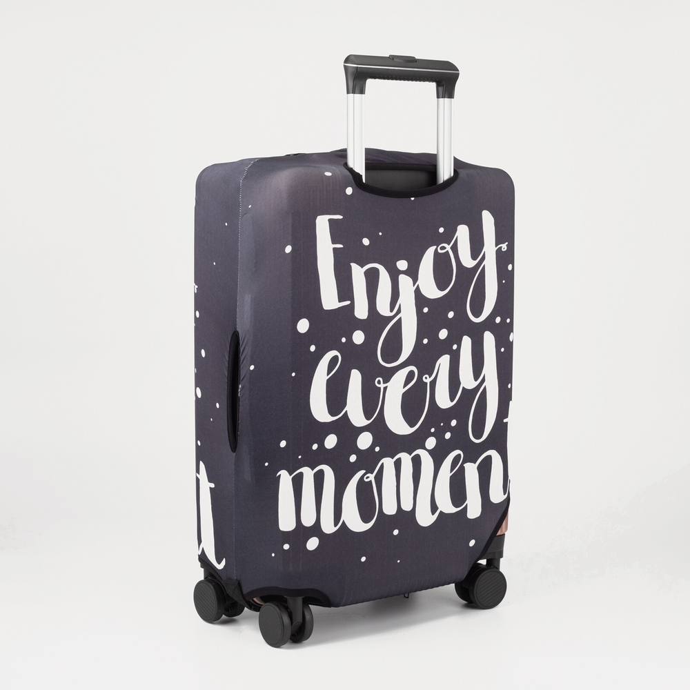 Чехол на чемодан 28", цвет чёрный, 7488350