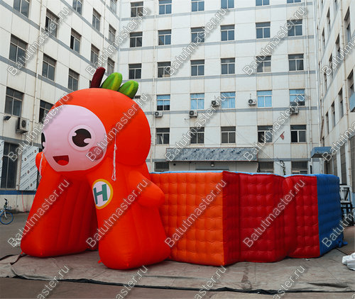 Надувной лабиринт "Ранетка", 8*8*3,6 м