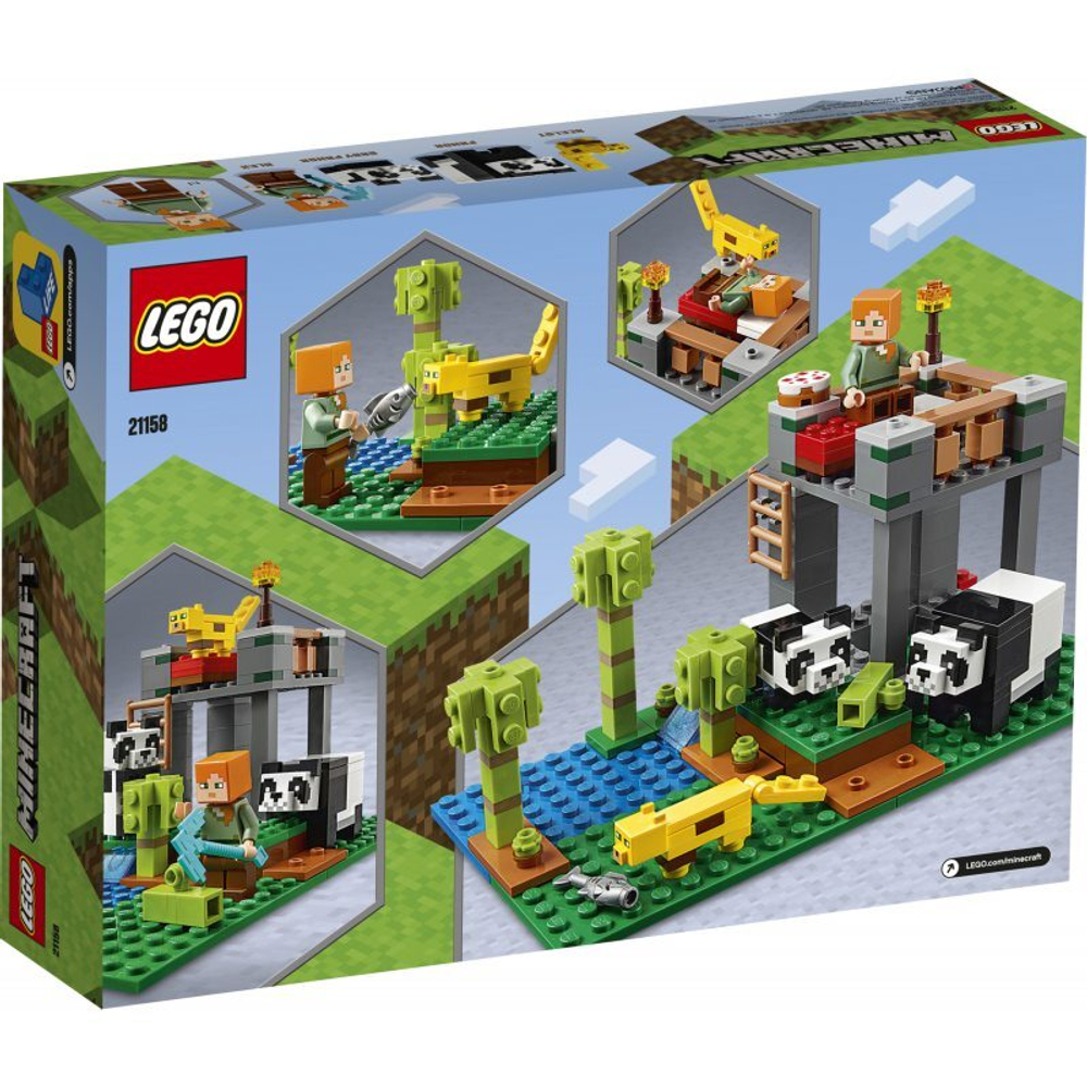 Конструктор LEGO Питомник панды Minecraft 21158