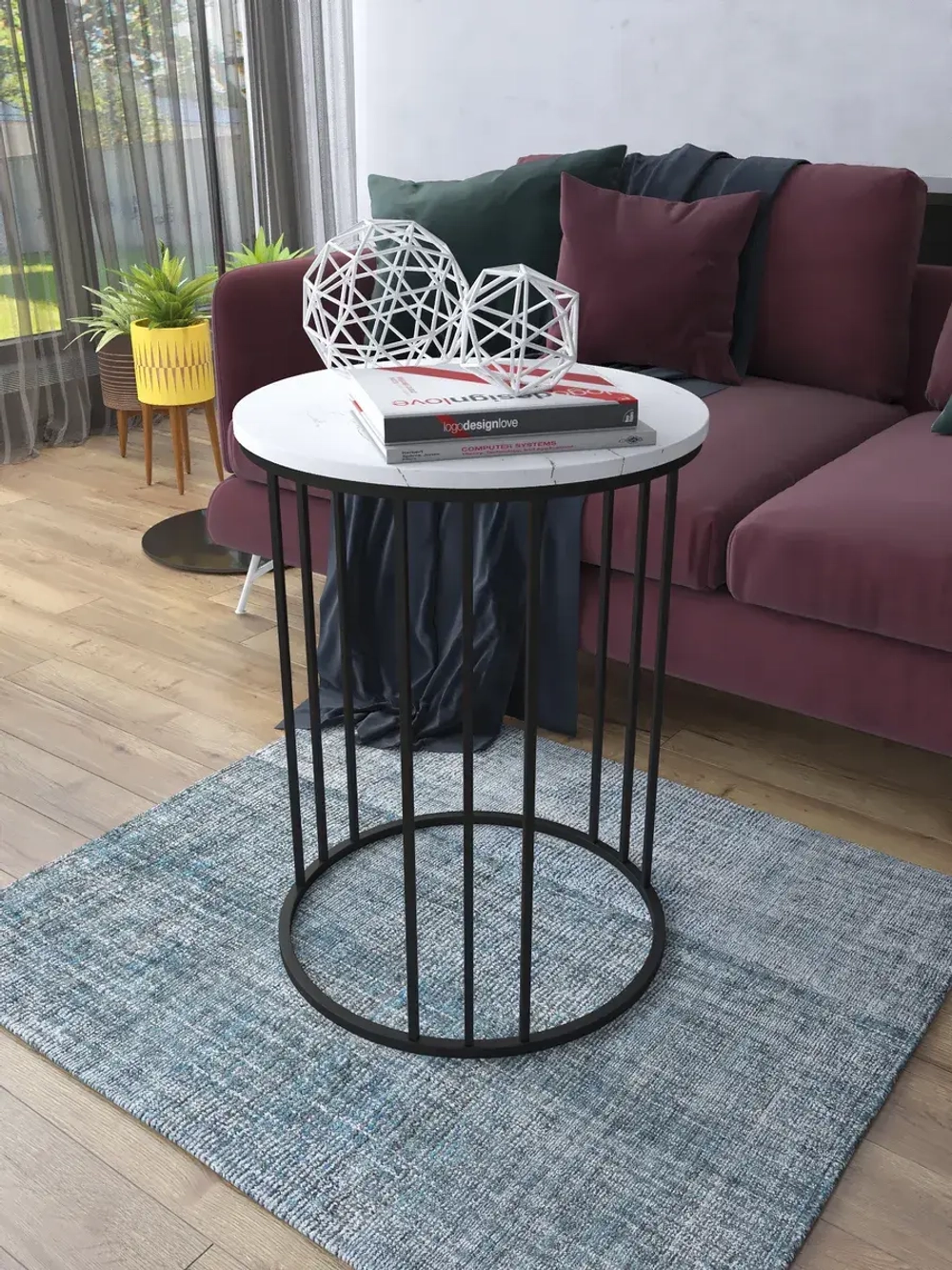 Журнальный стол Трио - ЧСБ - МДФ в ПВХ