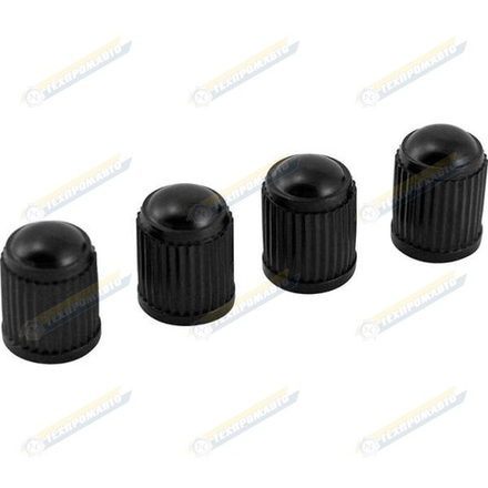 08-1001 Колпачки черные (100шт.)