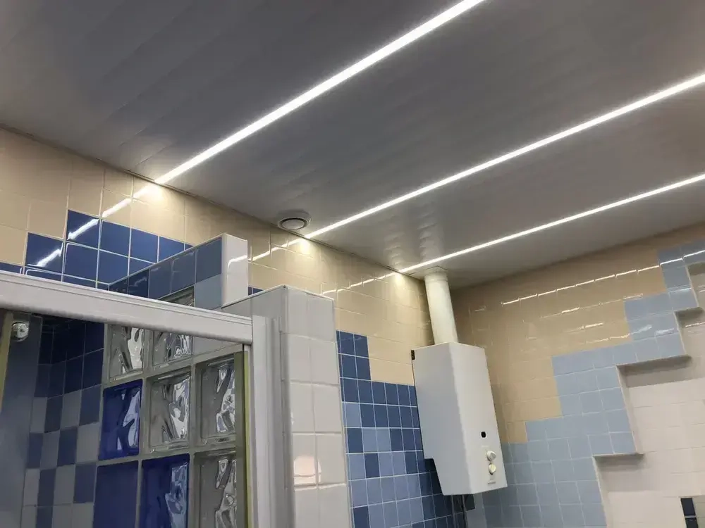 Комплект реечных потолков Mr.Tektum Мульти 100 бесщелевой 1,5м х 1м Белый матовый