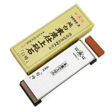 Брусок абразивный  6000, Suehiro, 183*63*20мм, на подставке, с нагурой