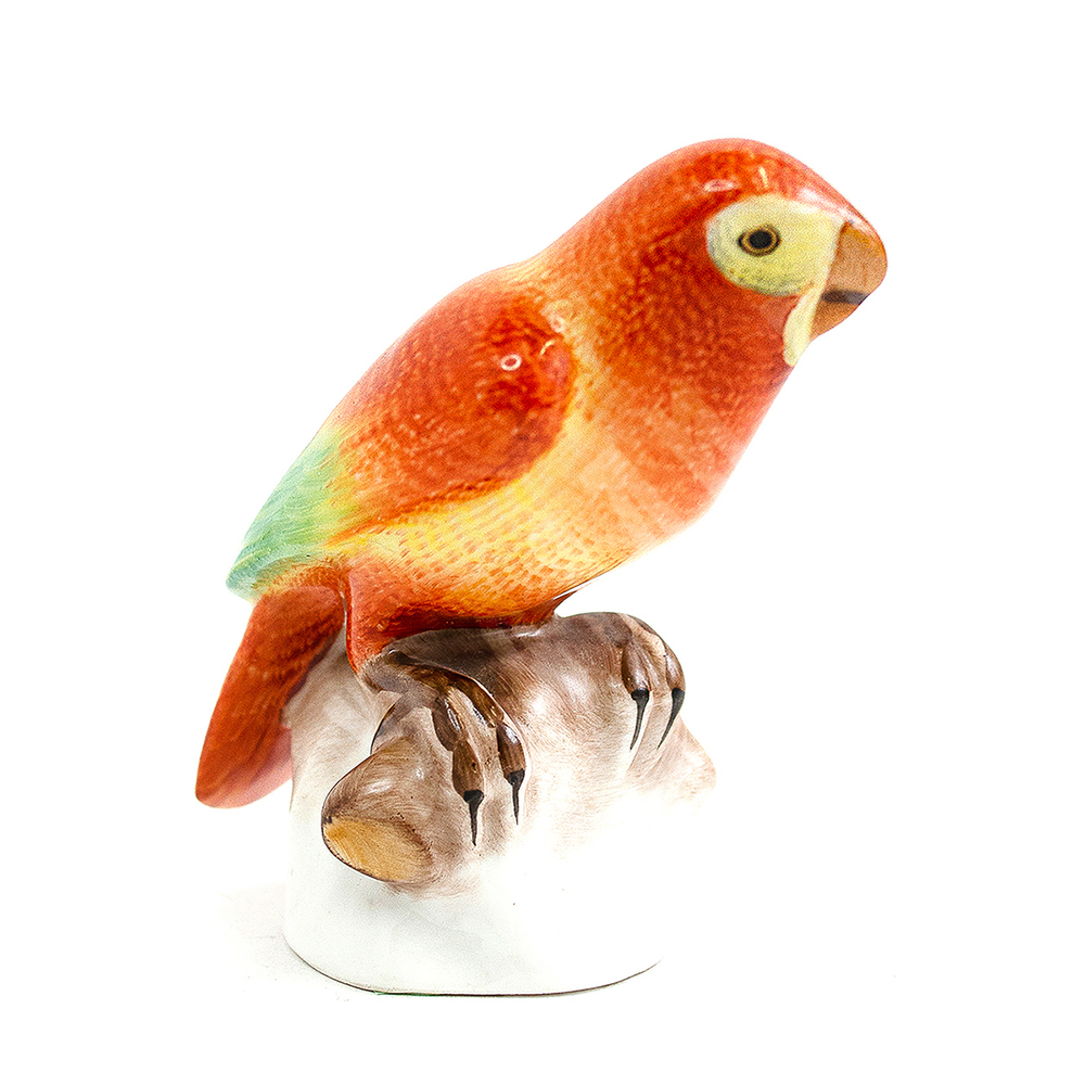 Попугай. Фарфор, ручная роспись. 1950-60 гг. Венгрия, Херенд (венгр. Herend). 1957