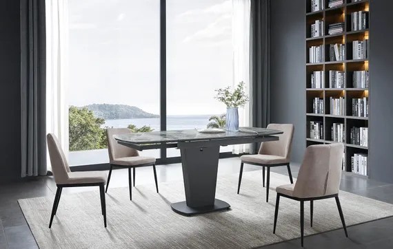 Стул Lund серо-бежевый