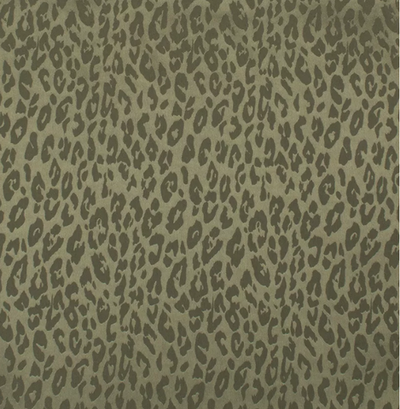 Атлас жаккард "Моар" леопард, 100 г/м2, ш. 150 см, хаки