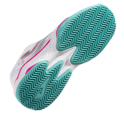 Детские теннисные кроссовки Joma Master 1000 Junior 2504 Clay - white/fuchsia