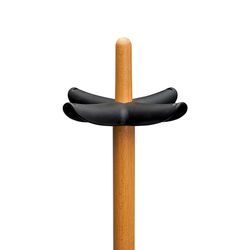 Вешалка напольная Oulof, 158 см, бук/черная