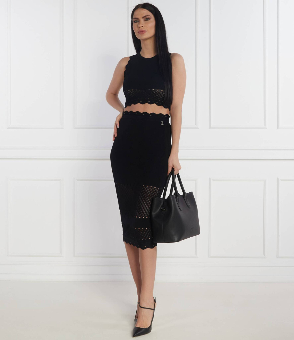 Топ Patrizia Pepe - черный(8K0173 K171)